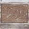 World Rug Gallery Contemporary Palm Leaf Textured Flat Weave Indoor/Outdoor Area Rug 2' x 3' Brown 118BROWN2X3 - alternate 2
